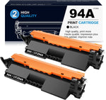 Compatible CF294A 94A Toner Cartridge Replacement for HP 94A CF294A 94X CF294X Work with Laserjet Pro M118dw, Laserjet Pro MFP M148fdw, M148dw, M118, M148, 118dw, 148dw 148fdw(Black, 2 Packs)