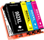 PayForLess 902XL Ink Cartridge Compatible for HP 902 XL 902XL Ink Cartridges Work with Officejet Pro 6978 6968 6970 6960 6962 6958 6954 6950 6951 Printers (Black, Cyan, Magenta, Yellow, 4 Combo Pack)