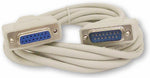 Your Cable Store 10 Foot DB15 15 Pin Serial Extension Cable