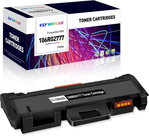 CLYWENSS Compatible 106R02777 Black Toner Cartridge Replacement for Xerox 106R02777 Toner for Xerox Phaser 3260 WorkCentre 3215 Phaser 3052 Toner Cartridge (3,000 Pages, 1 Black High Yield )