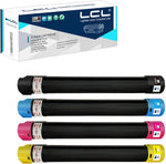 LCL Compatible Toner Cartridge Replacement for Xerox Phaser 7500 7500N 7500DN 7500YDN 7500DT 7500YD 7500DX 106R1439 106R01439 106R01436 106R01437 106R01438 (4-Pack KCMY)