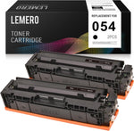 LEMERO 054 Black Compatible Toner Cartridge Replacement for Canon 054 054H CRG-054 for Color imageCLASS MF642Cdw MF644Cdw LBP622Cdw MF641Cdw Laser Printers (Black 2-Pack)