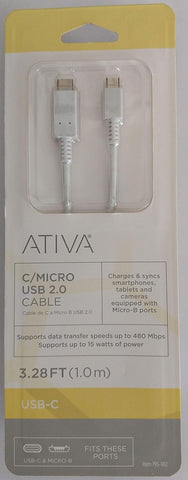 Ativa C/Micro USB 2.0 Cable 795-902