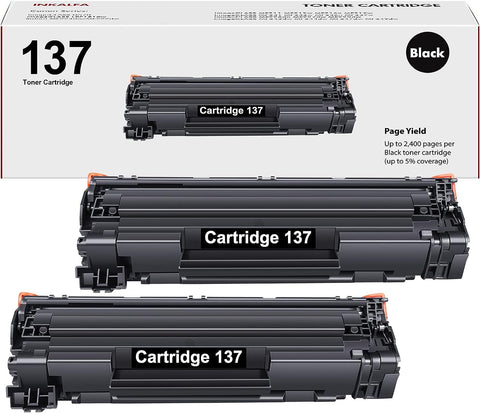 137 Toner Cartridge 2-Pack Compatible Replacement for Canon 137 Black Toner Cartridge CRG137 for ImageCLASS D570 MF232w MF242dw MF236n MF249dw MF244dw MF247dw MF227dw MF229dw Printer Toner