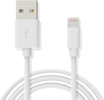 [2-Pack] Apple MFi Certified iPhone Charger Cable 3.3 Feet (1 m) Data Sync Lightning to USB Charger iPhone Charging Cable Cord for iPhones by Clambo - White