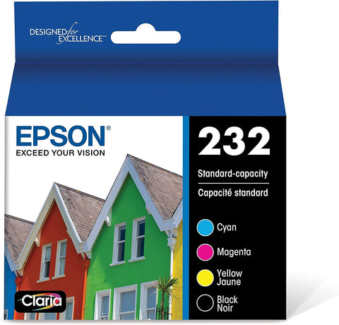 Epson T232 Black and Color Combo Ink Cartridges, Standard Capacity