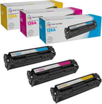 LD Products Toner Cartridge Replacement for HP 128A (Cyan, Magenta, Yellow, 3-Pack) Compatible with Color Laserjet CM1415fnw, CP1525nw, CP1523n, CP1522n Laser Jet Pro CP1525nw, CM1410fn