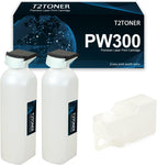 T2TONER PW300 Toner Cartridge 1060127660 Replacement for Oce Plotwave 300 340 345 350 360 365 500 Printer. 2 Black Toner&1 Waste Toner