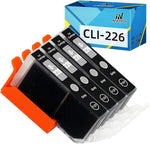 Intactech CLI-226GY CLI-226 Ink Cartridges Replacement for Canon CLI226 Gray Grey Work for Canon PIXMA MG8120 MG8120B MG8220 MG6120 MG6220 Printer 4-Pack