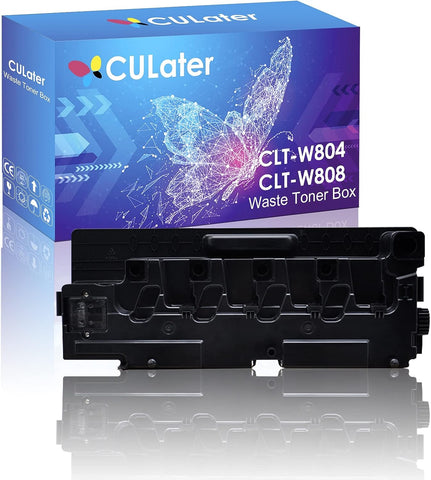 CULater W804 W808 Compatible Waste Toner Box Replacement for CLT-W804 CLT-W808 Waste Toner Container for Samsung X4250LX X4300LX SL-X3220NR X3280NR Printers (1 Pack)