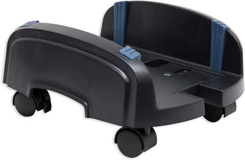 IO CREST Computer PC Stand for ATX Case with Adjustable Width 6.2" to 10" and 4 Caster Wheels, Hold up to 50 Lbs