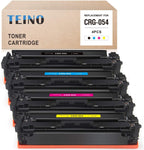 TEINO Compatible Toner Cartridge Replacement for Canon 054 054H CRG-054 for Color imageCLASS MF644Cdw LBP622Cdw MF642Cdw MF640C (Black, Cyan, Magenta, Yellow, 4 Pack)
