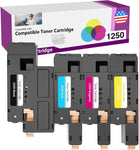 Limeink Compatible Toner Cartridge Replacement for Dell C1760nw Toner Cartridges 1250 for Dell Printer Cartridges C1765nfw for Dell C1765nf Toner Cartridges 1355cnw Toner for Dell c1760nw 4 Pack