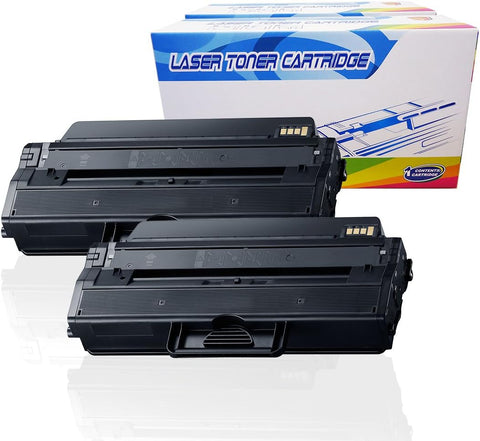Inktoneram Compatible Toner Cartridges Replacement for Samsung D115L MLT-D115L MLTD115L Xpress SL-M2870 SL-M2880FW SL-M2830DW SL-M2820DW SL-M2870FW SL-M2620 SL-M2820 SL-M2670 (Black, 2-Pack)