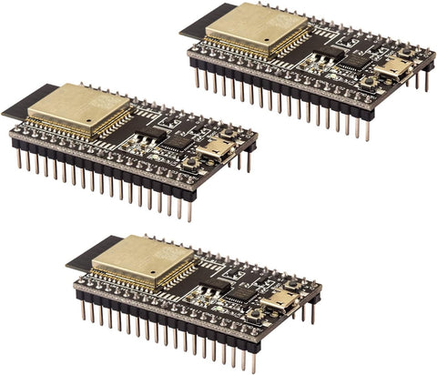 IJJ 3pcs for ESP32-DevKitC core Board ESP32 Development Board ESP32-WROOM-32D Compatible with Arduino IDE, WiFi Bluetooth Development Board
