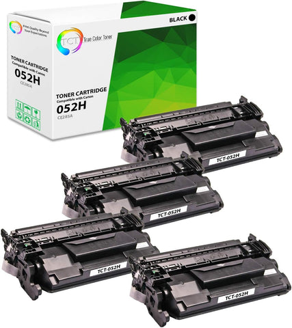 TCT Compatible Toner Cartridge Replacement for Canon 052H Black High Yield Works with Canon ImageClass MF426dw MF424dw LBP214dw Printers (9,200 Pages) - 4 Pack