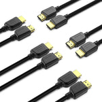 BENFEI HDMI to HDMI 5 Pack Cable, 4K@60Hz High Speed 6ft HDMI 2.0 Cable, 18Gbps, 4K HDR, 3D, 2160P, 1080P, Ethernet, Audio Return(ARC) Compatible with UHD TV, Blu-ray, Xbox, PS4, PC