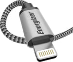 Energizer Nylon Braided iPhone Charger, Gray (6 Feet)