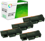 TCT Premium Compatible Toner Cartridge Replacement for Samsung MLT-D118L Black High Yield Works with Samsung Xpress M3015DW M0365FW Printers (4,000 Pages) - 4 Pack