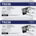 TN336 TN-336 Black High Yield Toner Cartridge TN336BK 2 Pack Compatible Replacement for Brother TN336 TN331 Compatible with HL-L8350CDW MFC-L8850CDW MFC-L8600CDW HL-L8350CDWT HL-L8250CDN Printer