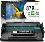 CMCMCM CF287X 87X Toner Cartridge Replacement for HP 87X CF287X 87A CF287A for Enterprise M506n M506dn M505x MFP M527f M527dn Pro M501n Printer (with Chip, 1 Black)