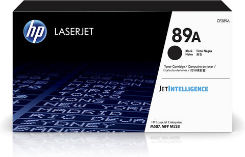 HP 89A Black Toner Cartridge | Works with HP LaserJet Enterprise M507 Series, HP LaserJet Enterprise MFP M528 Series | CF289A