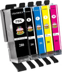 CRANBOLY 280XL 281XL 280 XL 281 XL Ink Cartridges for C A K E Printer Work with PIXMA TS6120 TS6220 TS6320 TS8120 TS8220 TS8320 TR7520 TR8520 TR8620 TS9120 TS9520 TS9521C TS702 Printer