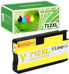 Limeink Compatible Ink Cartridges Replacement for HP 712 Ink Cartridges 712XL Ink for HP for DesignJet T650 T630 T230 T210 Studio Plotter Printers (1 Yellow)