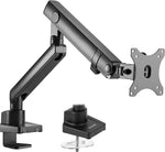 VIVO Premium Aluminum Full Motion Single Monitor Desk Mount Stand with Lift Engine Arm, Fits Screens up to 32 inches, STAND-V101BB