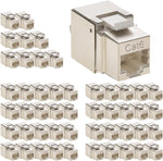 Beszin Cat.6 RJ45 110 Type Shielded Keystone Jack (50-Pack)