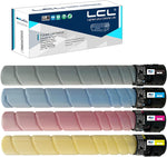 LCL Compatible Toner Cartridge Replacement for Konica Minolta TN324 TN-324K TN324K TN324C TN324M TN324Y A8DA130 A8DA430 A8DA330 A8DA230 High Yield BizHub C258 C308 C368 (4-Pack KCMY)