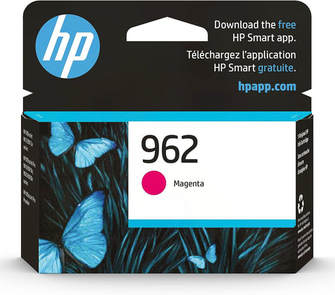 HP 962 Magenta Ink Cartridge | Works with HP OfficeJet 9010 Series, HP OfficeJet Pro 9010, 9020 Series | Eligible for Instant Ink | 3HZ97AN