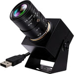 IFWAETR 4K USB Camera 4X Optical Zoom Camera with 2.8-12mm Variable Manual Lens,2160P Ultra HD Close-up USB Camera with IMX415 Sensor Lightburn Industrial Camera for Laptop,Raspberry Pi,Jetson Nano