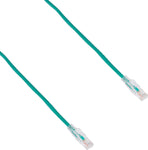 Black Box GigaTrue 3 CAT6 550-MHz Lockable Patch Cable (UTP), Green, 4-ft. (1.2-m) - Category 6 for Network Device - Patch Cable - 4 ft - 1 x RJ-45 Male Network - 1 x RJ-45 Male Network - Green