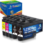 DOUBLE D LC3033 Ink Cartridges Upgraded Compatible Replacement for Brother LC3033 LC3033XXL 3033 LC3035 3035 for Brother MFC-J995DW MFC-J805DW MFC-J815DW MFC-J995DWXL MFC-J805DWX (2BK/C/M/Y, 5 Pack)