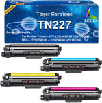 Ledes 4 Pack of TN227 TN223 Toner Cartridge Replacement for Brother MFC-L3710CW MFC-L3750CDW MFC-L3770CDW HL-L3210CW HL-L3230CDW Printer(Black Cyan Magenta Yellow