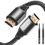 AAXY 8K HDMI 2.1 Cable 11FT, 48Gbps Ultra High Speed Braided HDMI Cord Support 8K@60Hz 4K@120Hz, Dynamic HDR, Dolby Vision, HDCP 2.2 &2.3, eARC, Compatible with HDTV/PS5/Xbox X/RTX 3080/Roku TV