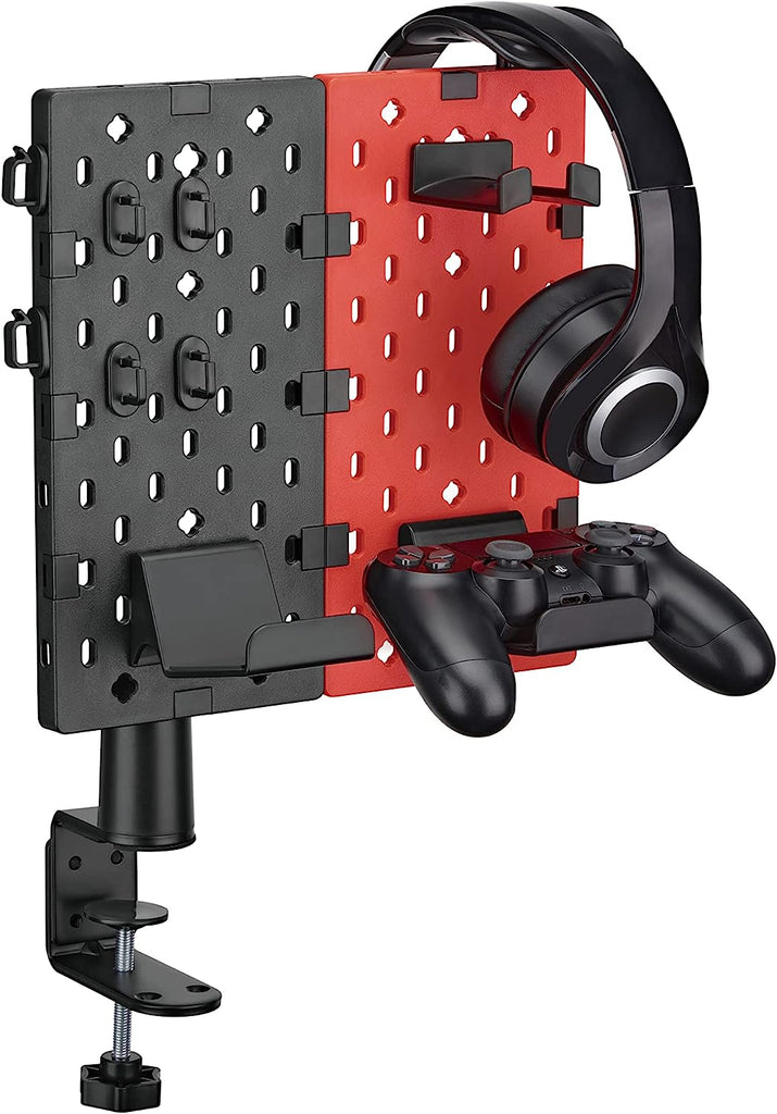 SUPERLIT Clampon Desk Pegboard Modular Gaming Accessory Holder for Co