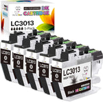 MS DEER Compatible LC3013 BK Ink Cartridges Replacement for Brother Ink Cartridges LC 3013 LC3011 3011 LC3013BK for MFC-J895DW MFC-J497DW MFC-J491DW MFC-J690DW Printer 5 Black