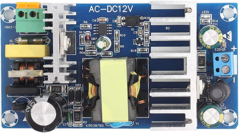 Jeanoko 12V 8A 100W Switching Power Supply Board Prcatical Power Module Multifunctional Power Supply Board AC-DC Circuit Module Power Supply Equipment