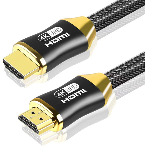 Vixelle 3m 4K HDMI Cable – 18Gbps Ultra High Speed HDMI Cables (HDMI to HDMI Cable) – 4K@60Hz HDR HDMI Cord with Braided Cover – 3m Long HDMI Cable Compatible with TV/Laptop/Monitor/PS5/Xbox/Switch