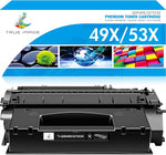 TRUE IMAGE Compatible Toner Cartridge Replacement for HP 49X Q5949X 49A Q5949A 53X Q7553X for HP 1320 1320n 1320tn P2015 P2015dn 1160 3390 3392 P2014 P2015d Printer Ink (Black, 1-Pack)