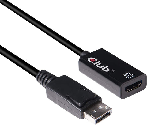 Club 3D CAC-1080 DisplayPort 1.4 to HDMI 2.0B HDR Adapter Supports 4096X2160@60Hz High Dynamic Range