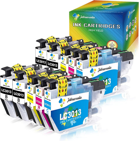 JTM Compatible Ink Cartridges Replacement for Brother LC3013 LC3011 LC-3013XL LC-3011XL Work with Brother MFC-J491DW MFC-J497DW MFC-J690DW MFC-J895DW Inkjet Printer,10-Pack