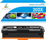 TRUE IMAGE Compatible Toner Cartridge Replacement for HP 202X CF500X 202A CF500A Color Pro M281fdw M281cdw M254dw M280nw M254nw M281fdn MFP M281 M254 Ink Printer (Black, 1-Pack)