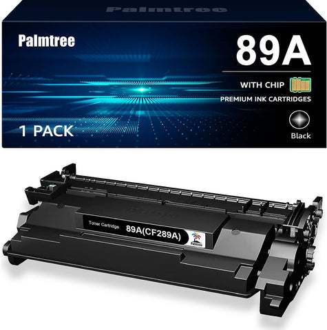 Palmtree Compatible Toner Cartridges Replacement for HP 89A CF289A 89X CF289X Works for HP Enterprise M507N M507DN M507X MFP M528C M528Z M528DN M528F Series Printer (with Chip,1 Black )