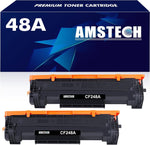 48A CF248A Toner Cartridge 2-Pack Compatible Replacement for HP 48A CF248A Toner Cartridge for HP Laserjet Pro M15w M29w M30w M31w MFP M28w M28a M29a M15a M16a M16w Printer Toner Black