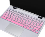 Keyboard Cover Skin for 2020 Lenovo Flex 3 Chromebook 11.6"/Lenovo 2-in-1 11.6 Convertible Chromebook,Lenovo Chromebook Laptop Accessories Keyboard Cover,Ombre Pink