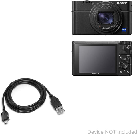 BoxWave Cable Compatible with Sony DSC-RX100 VI (Cable by BoxWave) - DirectSync Cable, Durable Charge and Sync Cable for Sony DSC-RX100 VI