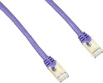 Monoprice Cat7 Ethernet Patch Cable - 5 Feet - Blue | Network Internet Cord - Flexboot RJ45 Stranded 600Mhz S/FeetP CMX Pure Bare Copper Wire 26AWG - Entegrade Series